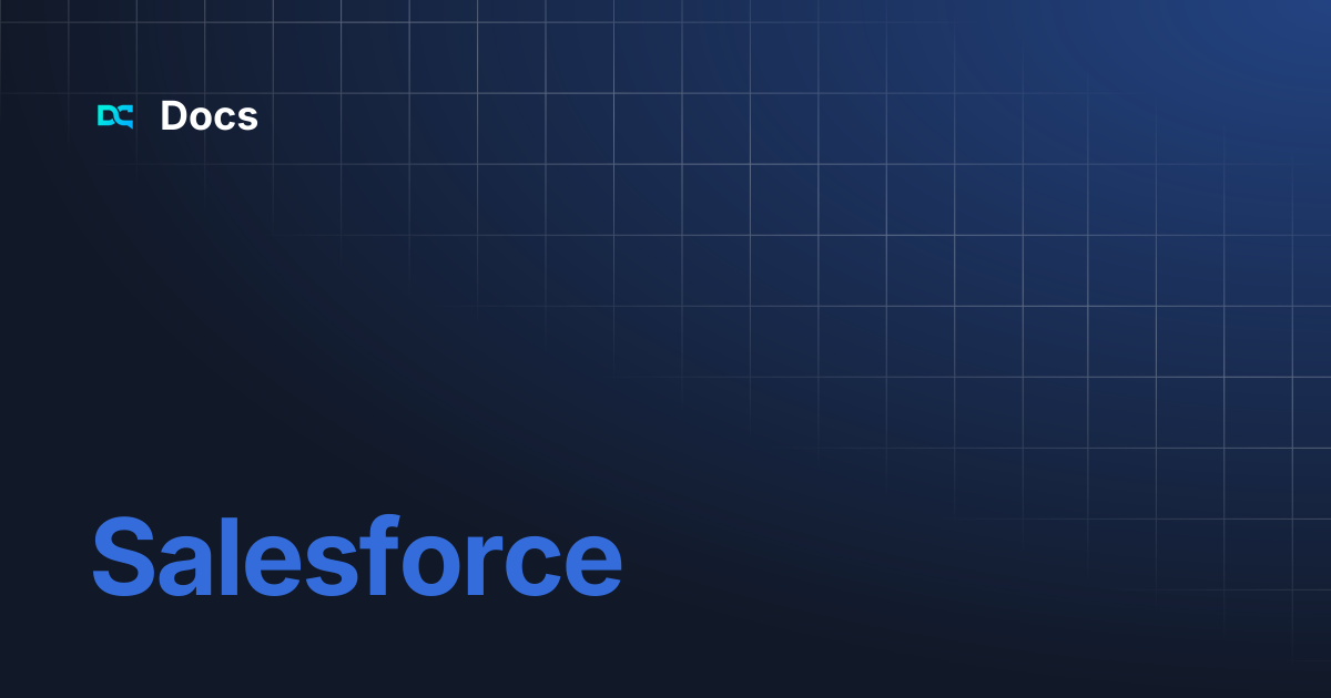 Salesforce | Docs